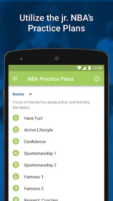 Jr. NBA Coach android App screenshot 2